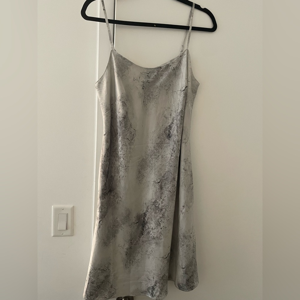 NWOT Calvin Klein satin slip dress fully lined